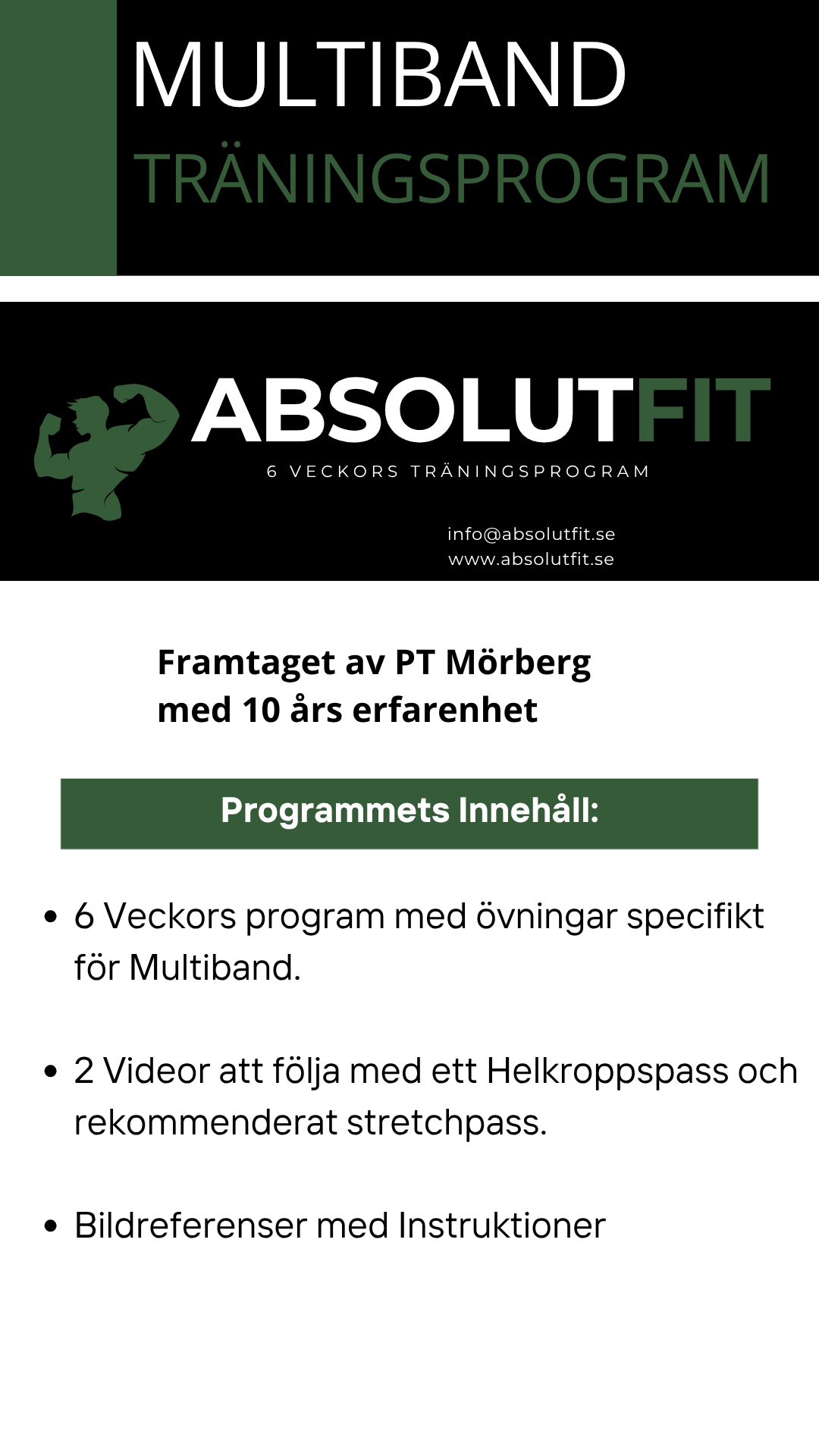 AbsolutFIT - Träningsprogram PDF